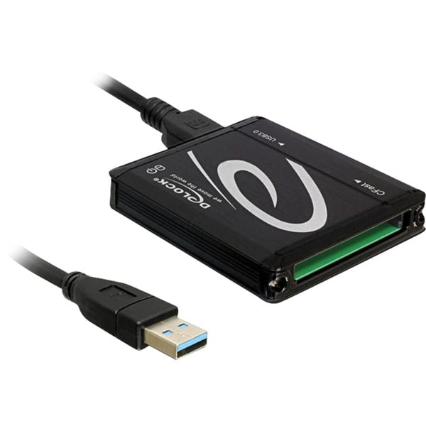 DeLOCK Card Reader USB 3.0 > CFAST, Kartenleser schwarz 