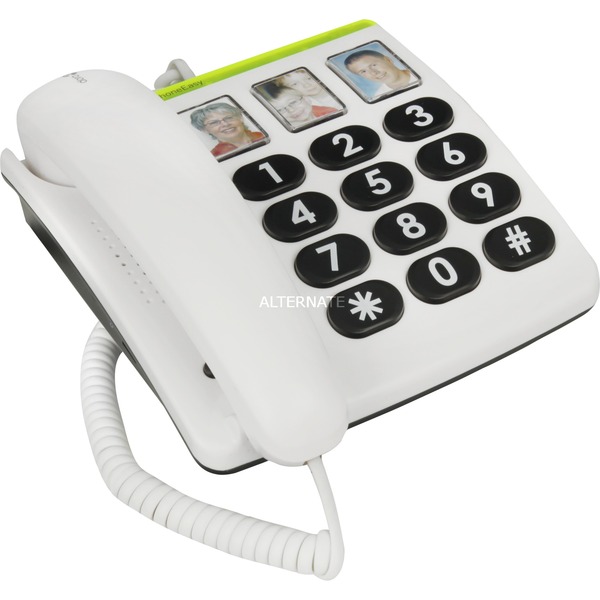 Doro PhoneEasy 331ph, analoges Telefon weiß