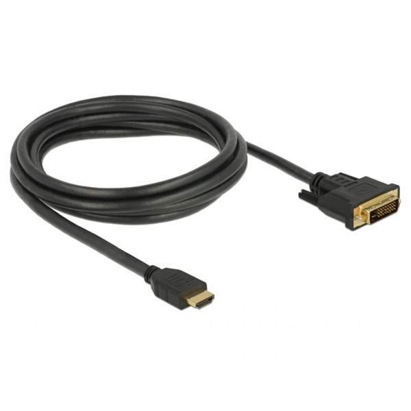 2er Pack Vergoldet DVI Bidirektionale Unterstützung 3D 4K ARC Ethernet J&D DVI auf HDMI Adapter DVI-D Stecker zu HDMI Buchse Konverter Adapter 