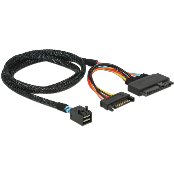 DeLOCK Adapterkabel SFF-8643 > U.2 SFF-8639 + SATA Stromanschluss ...