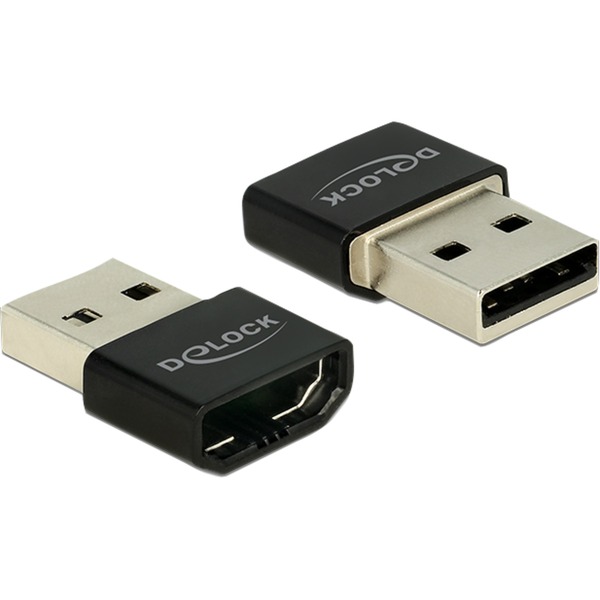 DeLOCK USB 2.0 Adapter, USB-A Stecker > HDMI Buchse schwarz 