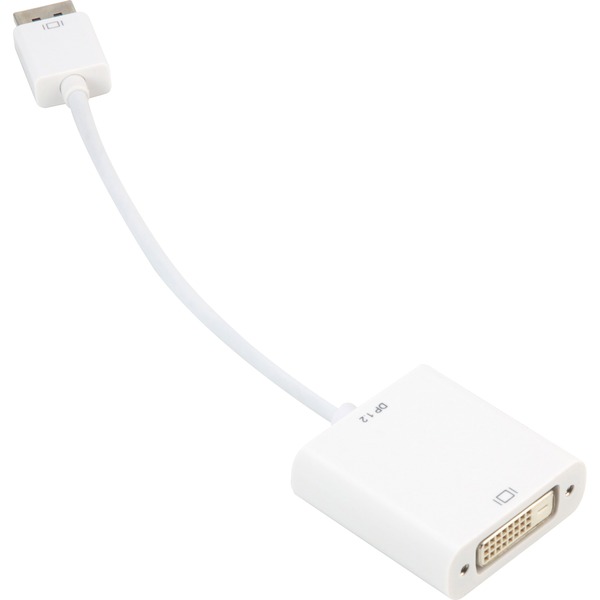 Sharkoon DisplayPort 1.2 > DVI24+1 Converter Kabel (weiß 15 cm)