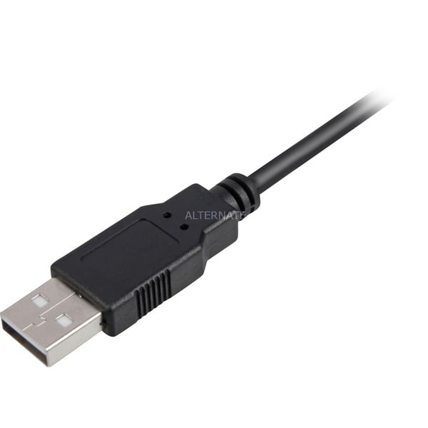 3.0 USB Kabel 1 Meter – USB-A Auf USB-A, 5000 Mbit/s, 3fach Geschirmt, Schwarz