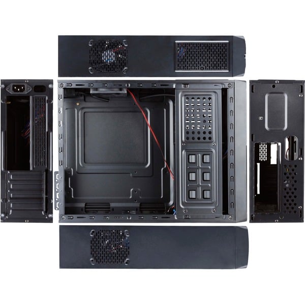 Chieftec Libra LF-02B Midi-Tower Gehäuse – Schwarz, Werkzeuglos, Mit USB 3.0