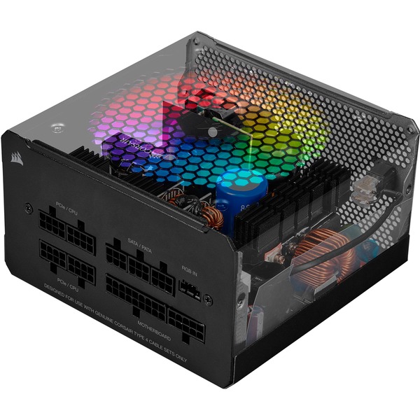Corsair CX750F RGB, schwarz, 4x PCIe, KabelManagement, 750