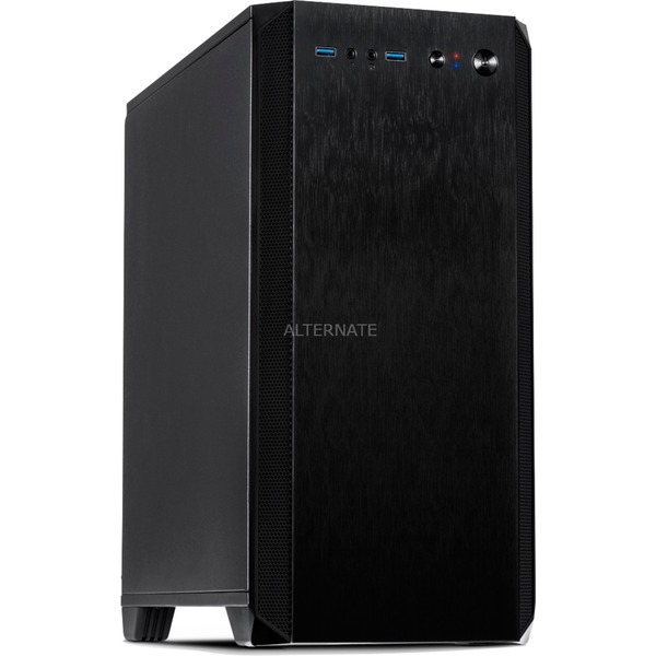 Inter-Tech H-606 - Case - Tower - Zwart | Voordelig