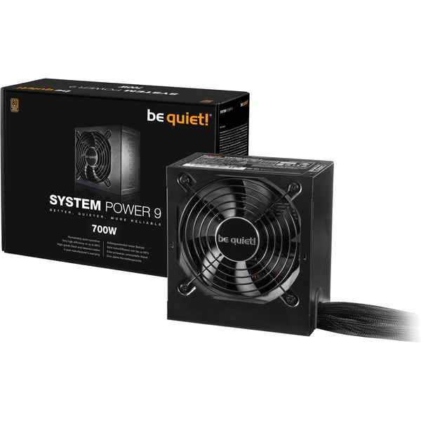 be quiet! System Power 9 700W, PC-Netzteil schwarz, 4x PCIe, 700 Watt