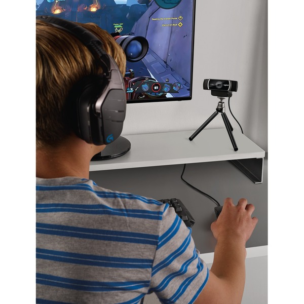 Logitech C922 Pro Stream Webcam schwarz