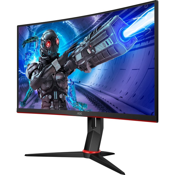 AOC C27G2ZE/BK, Gaming-Monitor 69 cm (27 Zoll), schwarz/rot, FullHD, VA ...
