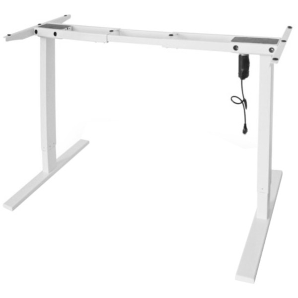 Weiß DIGITUS Schreibtisch-Gestell Elektrisch Höhenverstellbar Ergonomischer Steh/Sitz Schreibtisch-Unterbau 