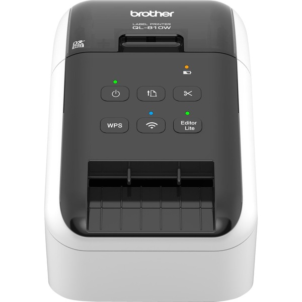 Brother QL-810W, Etikettendrucker grau/schwarz, USB 2.0, WLAN
