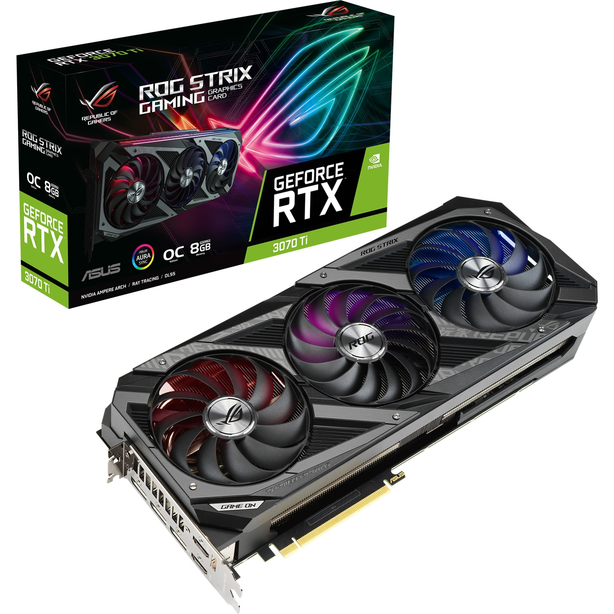 Asus GeForce RTX 3070 Ti ROG-STRIX GAMING OC LHR, Grafikkarte | 04711081243052 Asus GeForce RTX 3070 Ti ROG-STRIX GAMING OC LHR, Grafikkarte | 04711081243052