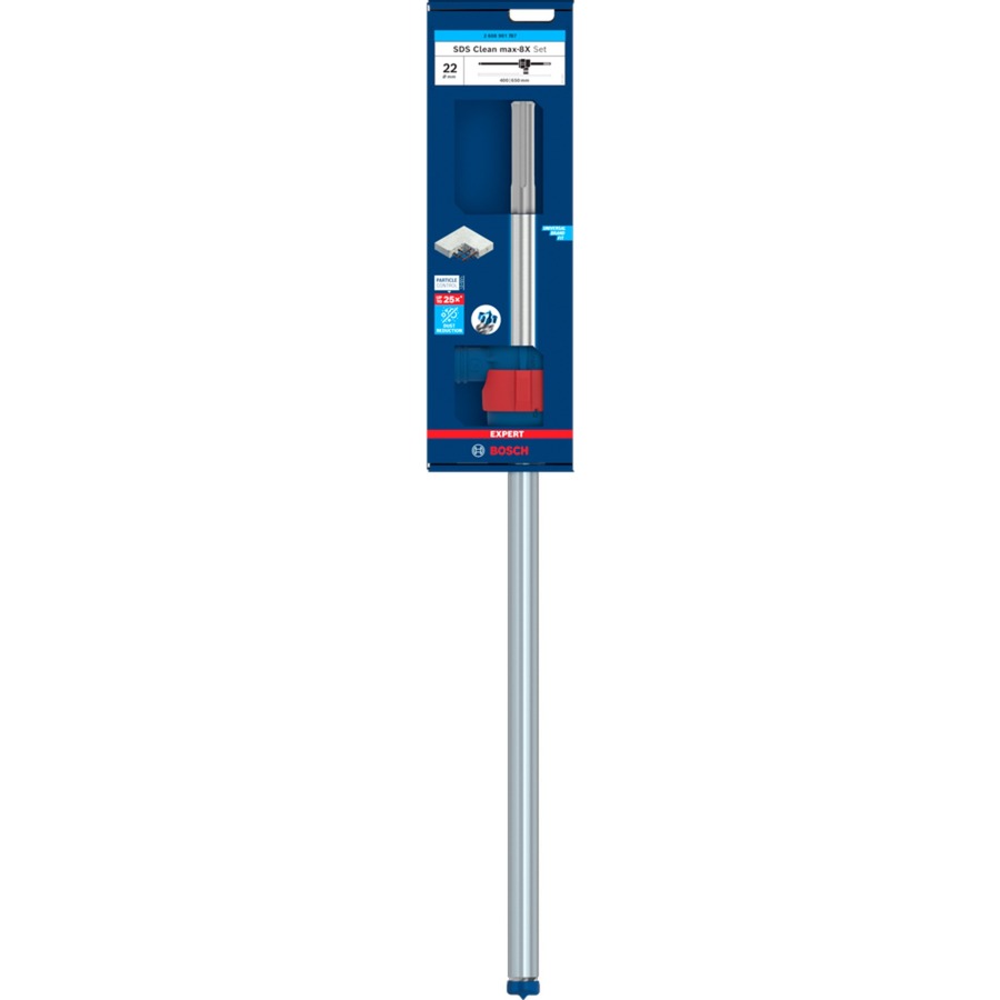 EXPERT Hammerbohrer SDS Clean max-8X Set, Ø 22mm