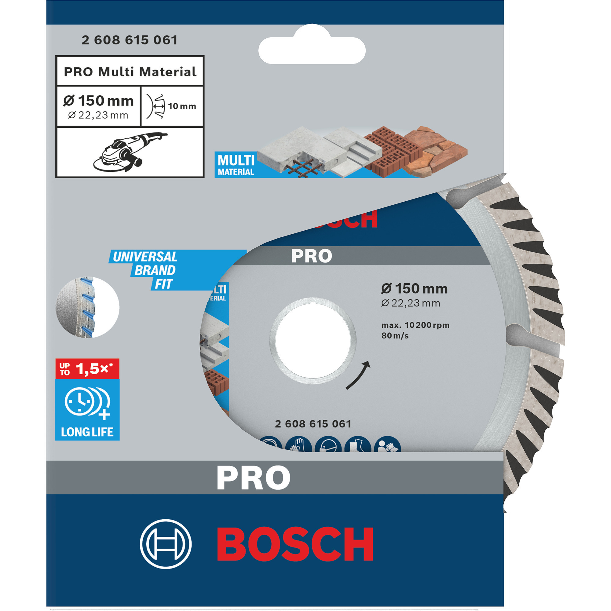 PRO Multi Material Diamant-Trennscheibe, Ø 150mm