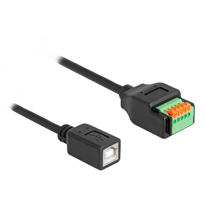 Delock USB 2.0 Adapter, USB-B Buchse > 5 Pin Terminalblock | 04043619662500