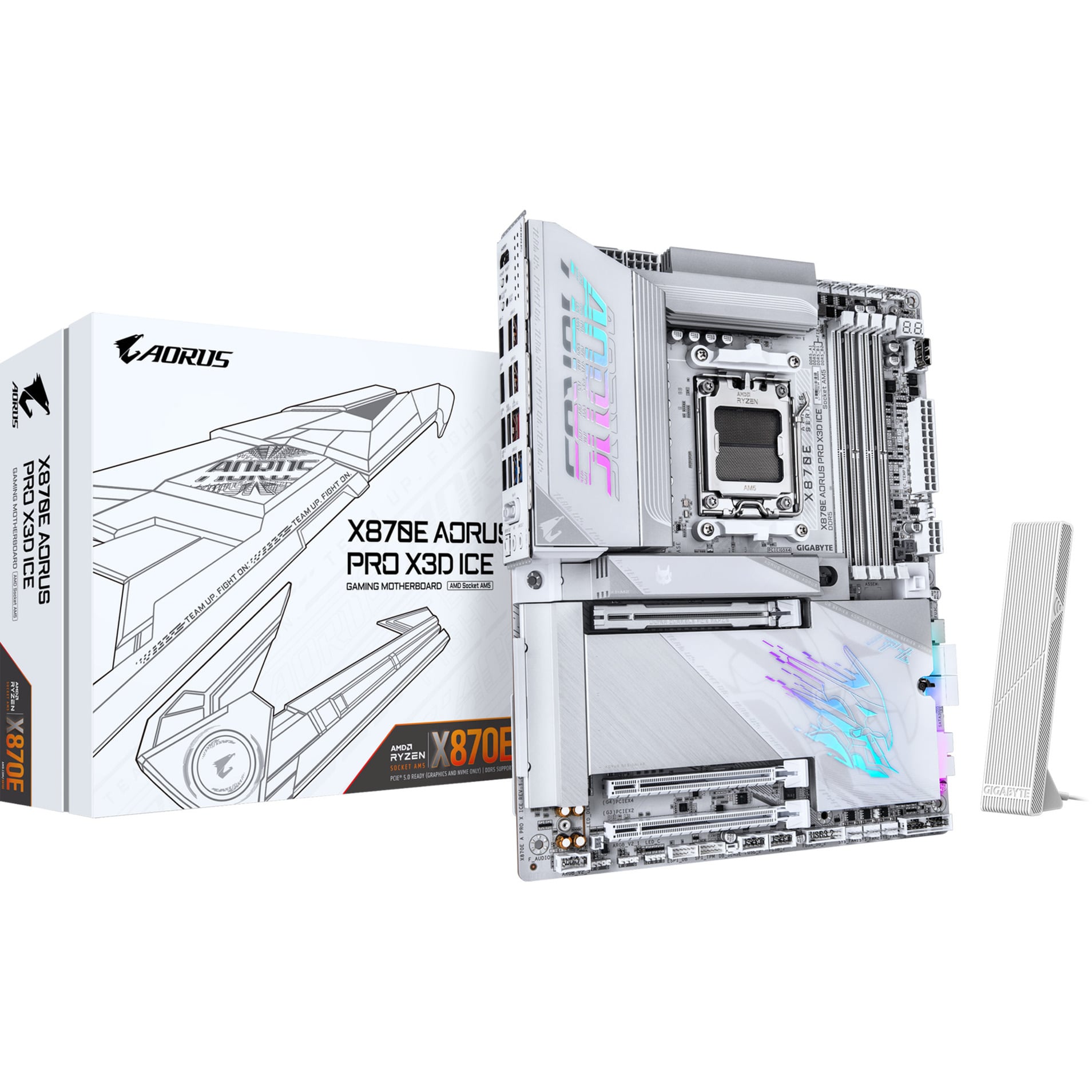 X870E AORUS PRO X3D ICE, Mainboard