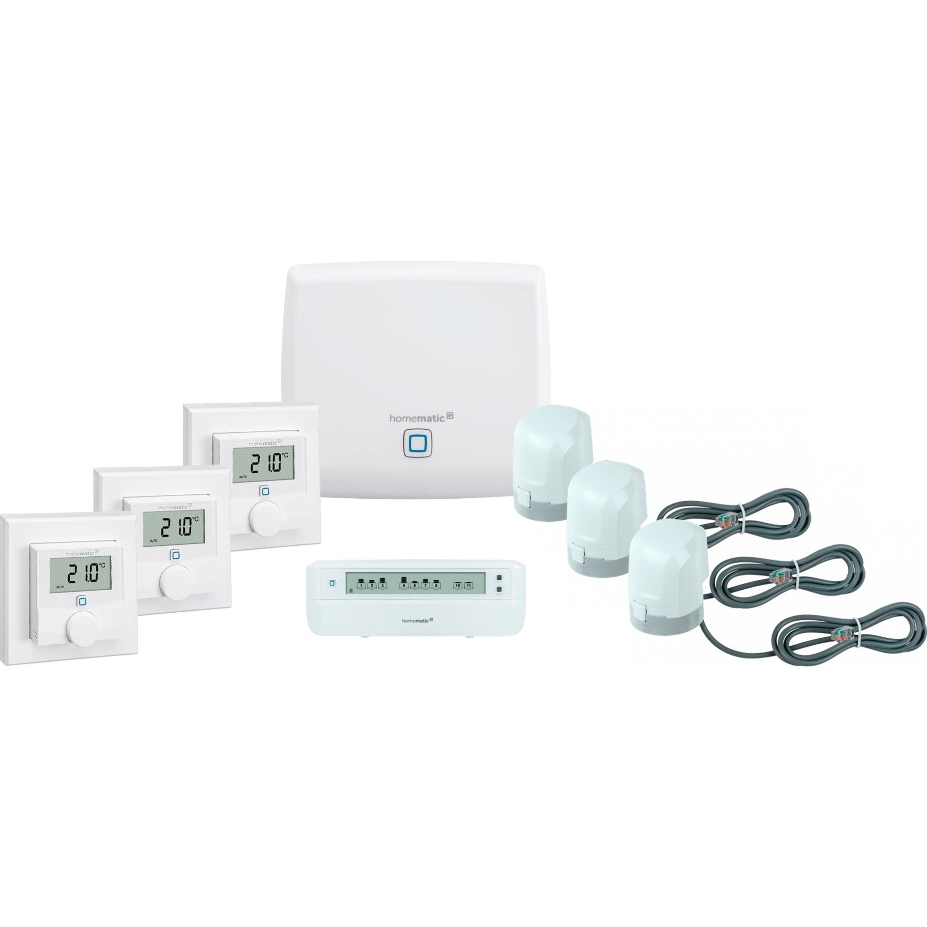 Homematic IP Starterset Fußbodenheizung L | 04250494928038 Homematic IP Starterset Fußbodenheizung L | 04250494928038