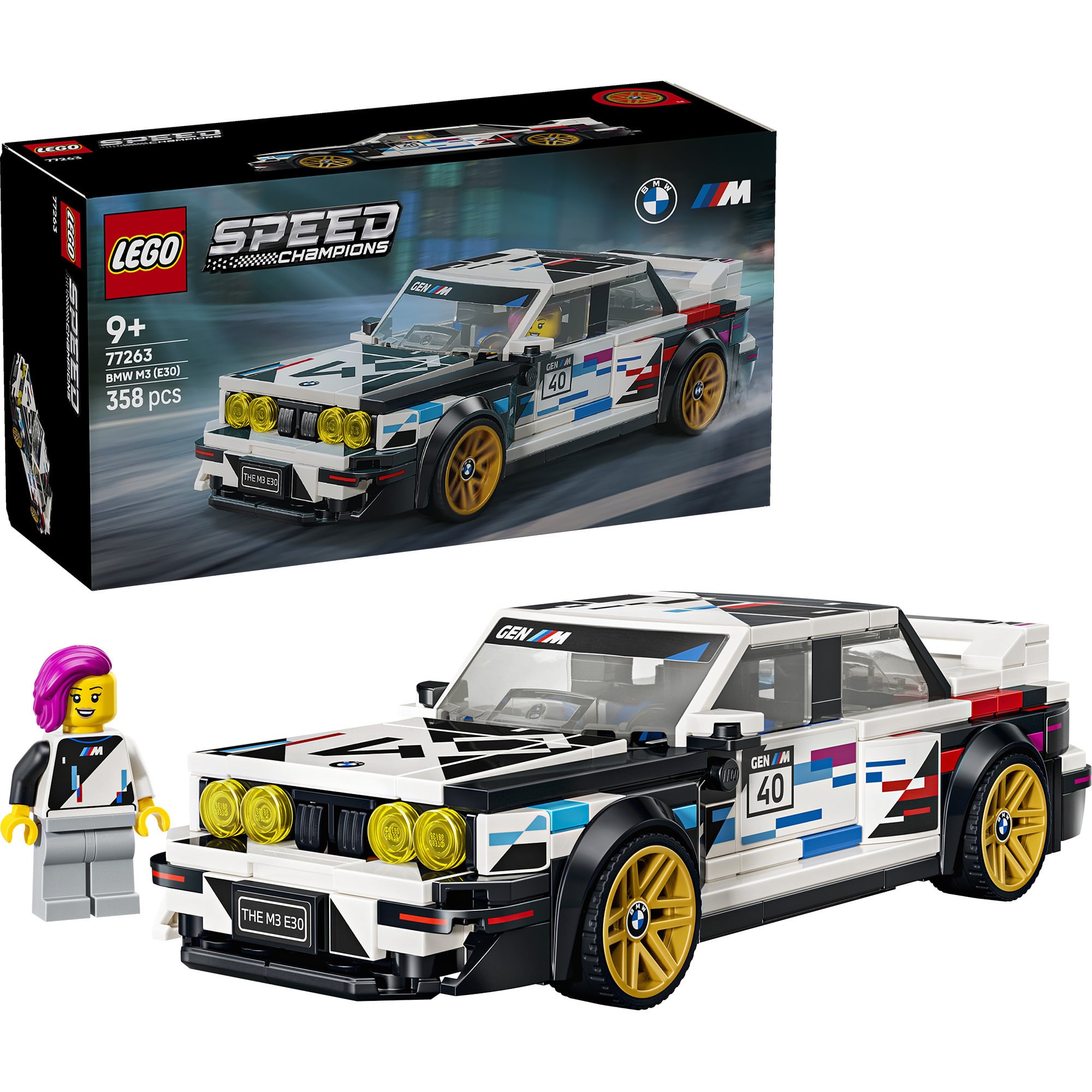 77263 Speed Champions BMW M3 (E30), Konstruktionsspielzeug
