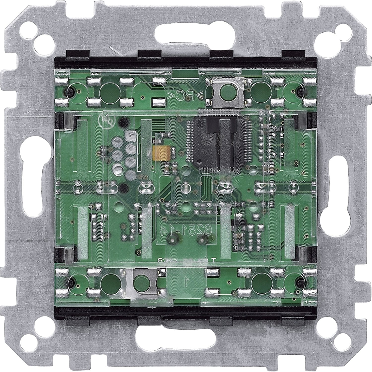 Tastermodul einfach mit programmierbarer Statusanzeige für KNX-Bussystem