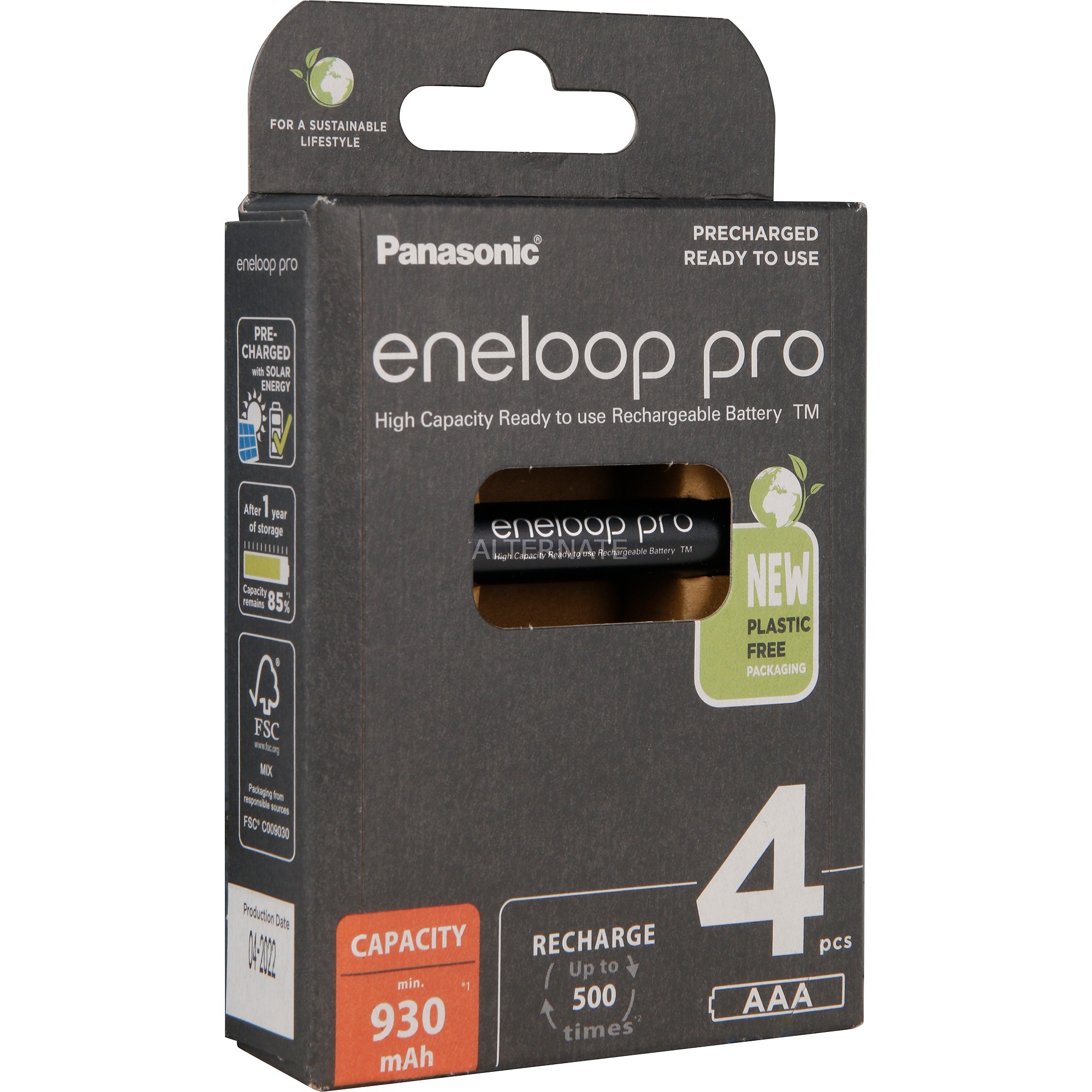 Akku eneloop pro, Micro AAA 1,2V