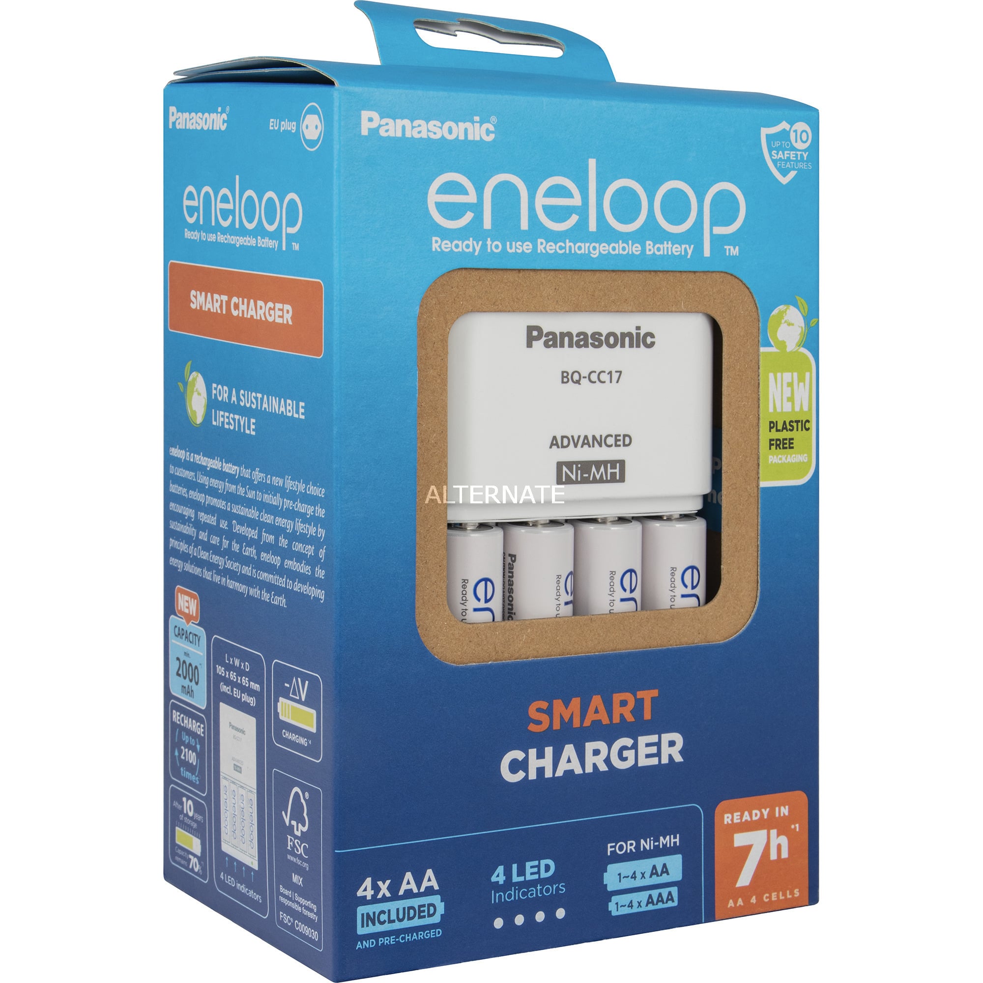 Ladegerät eneloop Universal Smart Charger Set