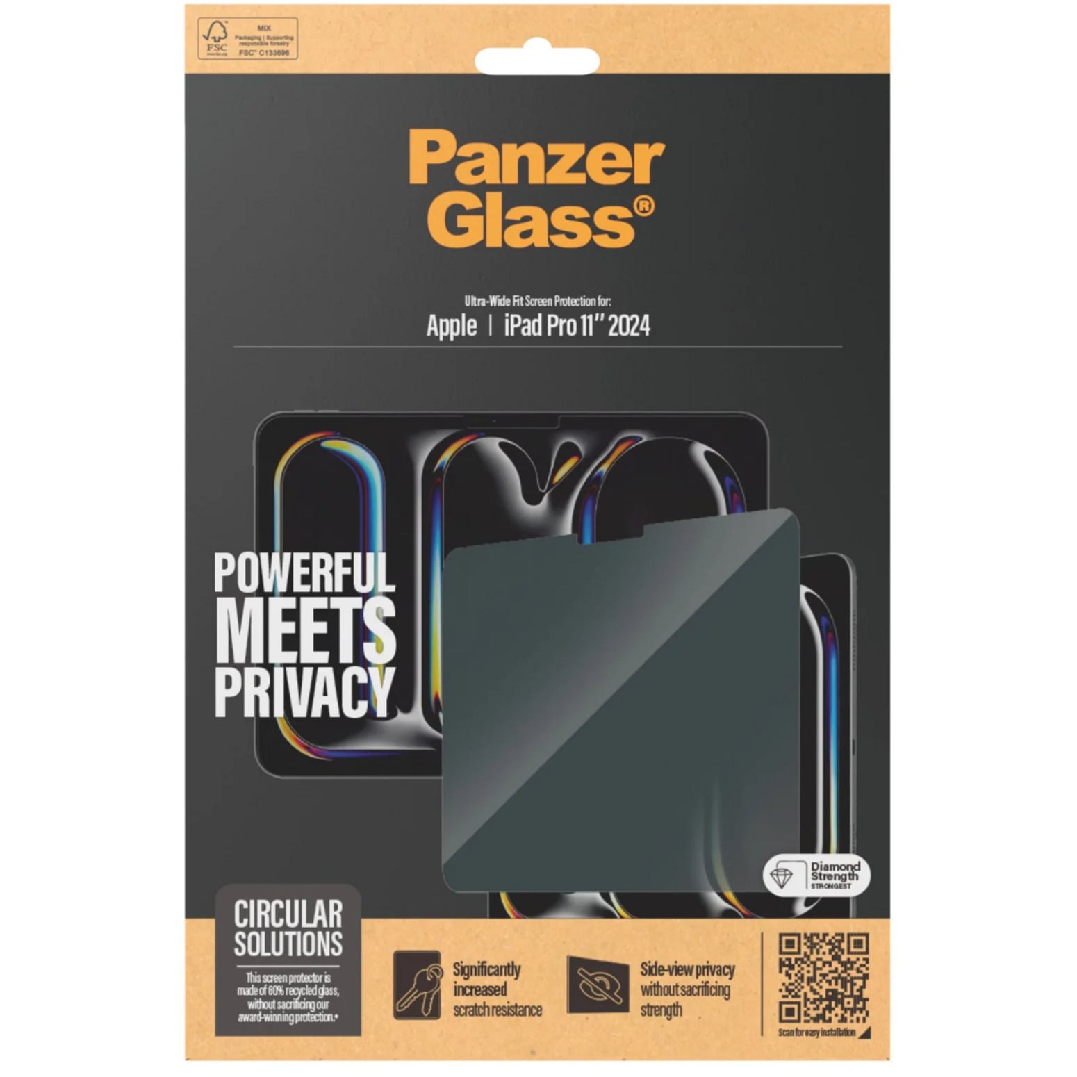 Privacy Displayschutz Ultra-Wide Fit, Schutzfolie