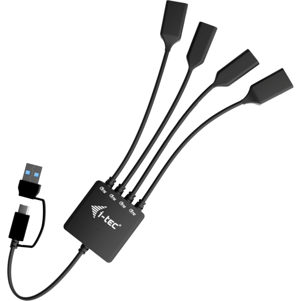 USB-C/USB-A 4 Port Kabel Hub