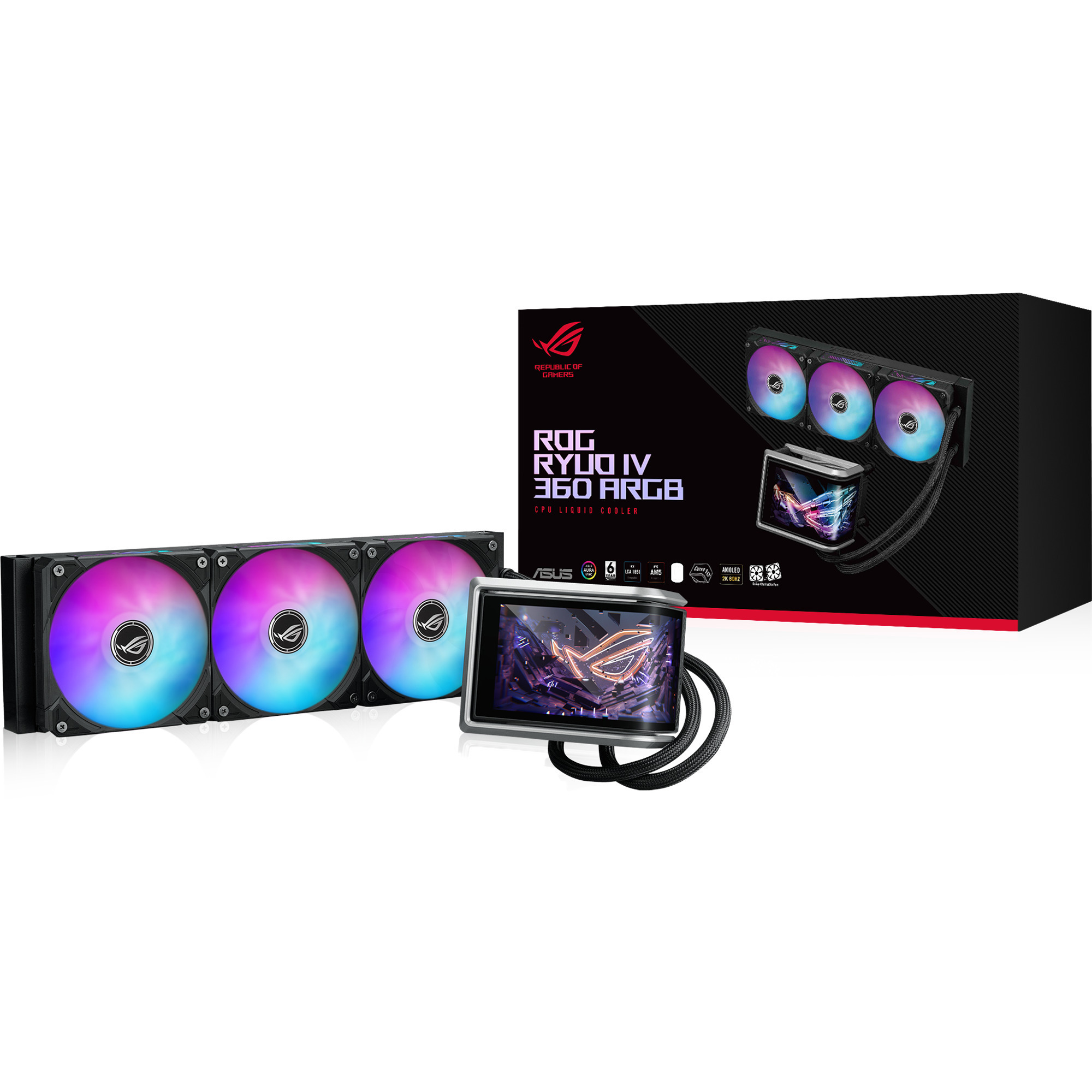 ROG RYUO IV 360 ARGB, Wasserkühlung