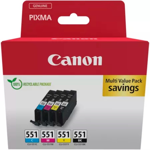 Canon Tinte Multipack CLI-551 | 08714574679235 Canon Tinte Multipack CLI-551 | 08714574679235