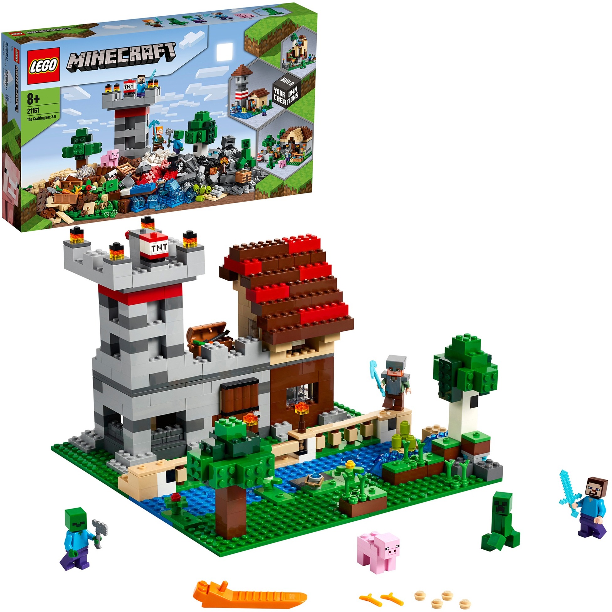 Spielzeug: Lego 21161 Minecraft Die Crafting-Box 3.0