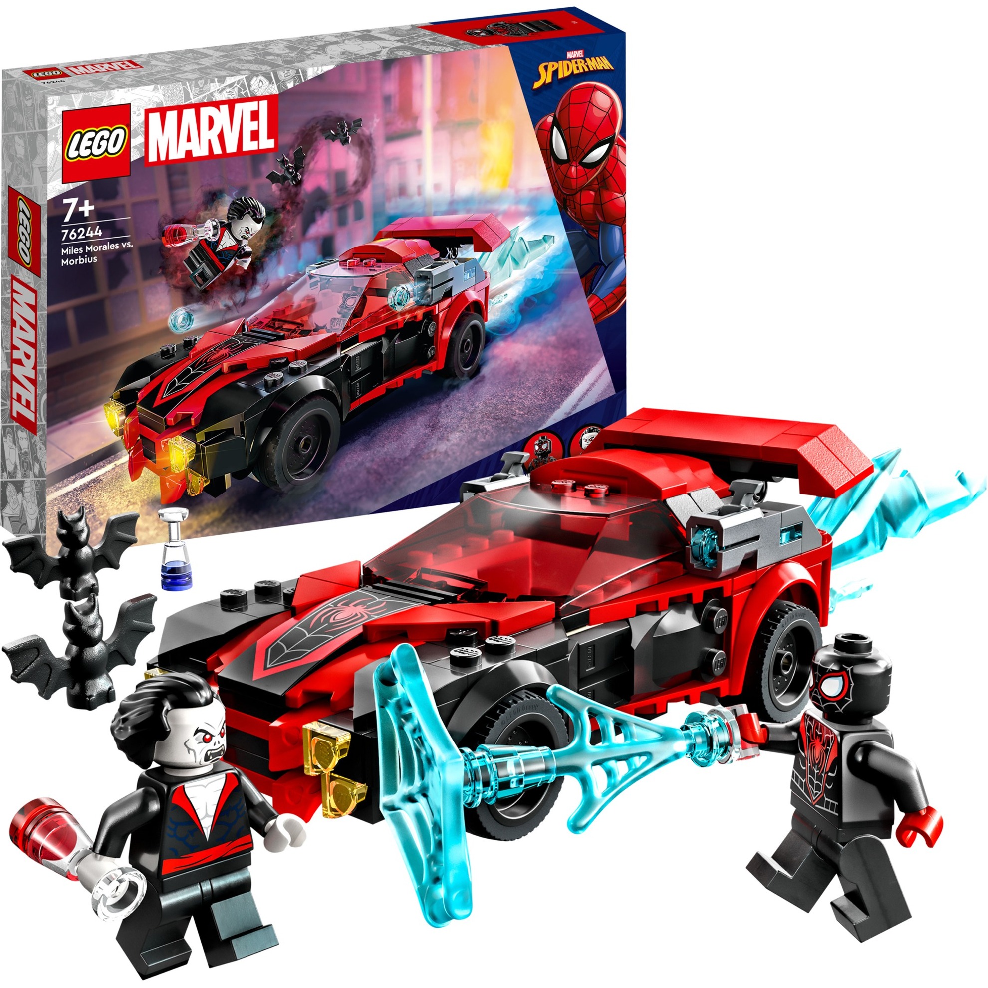 76244 Marvel Miles Morales vs. Morbius, Konstruktionsspielzeug