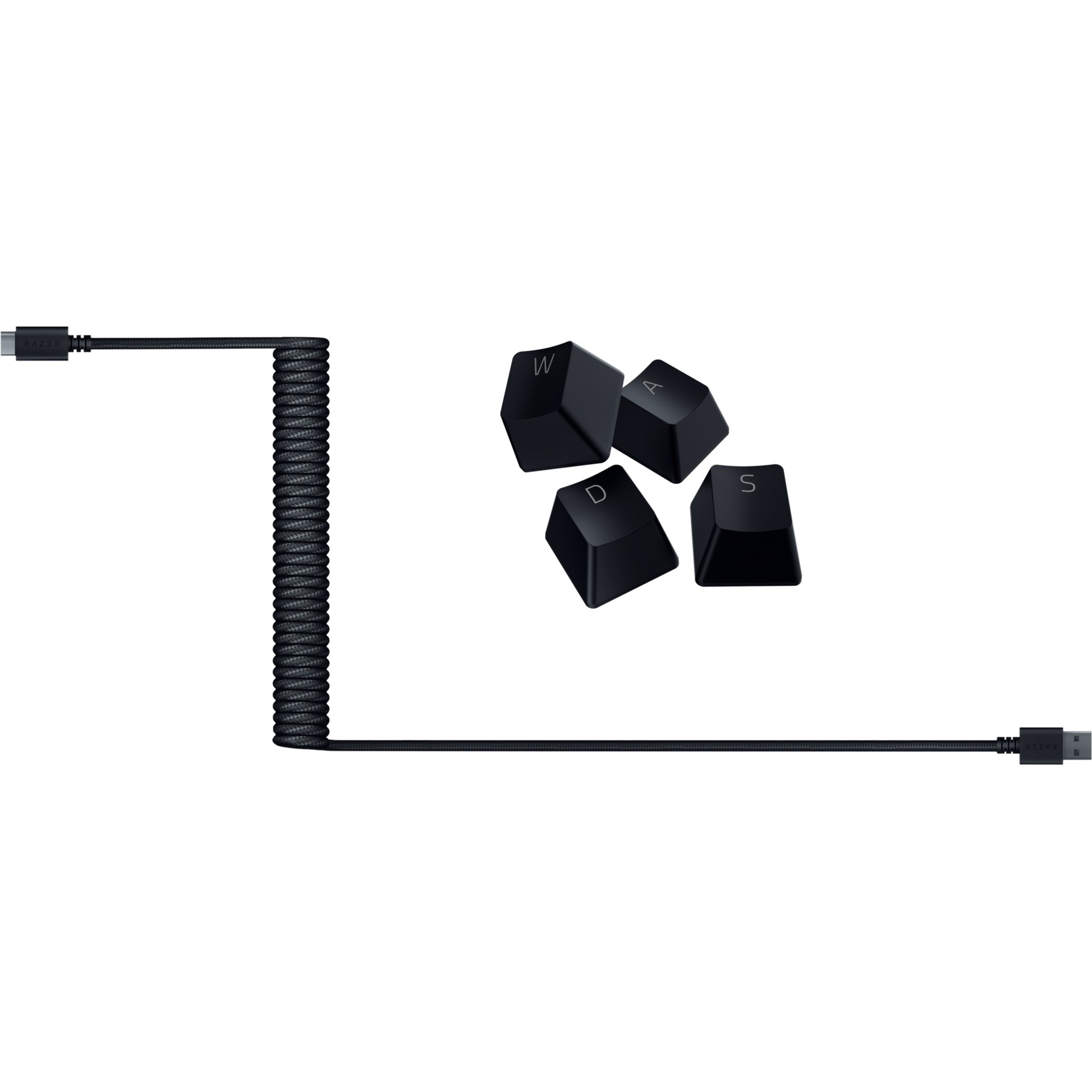 Razer Upgrade-Set mit PBT-Tastenkappen + Spiralkabel | 08886419337744