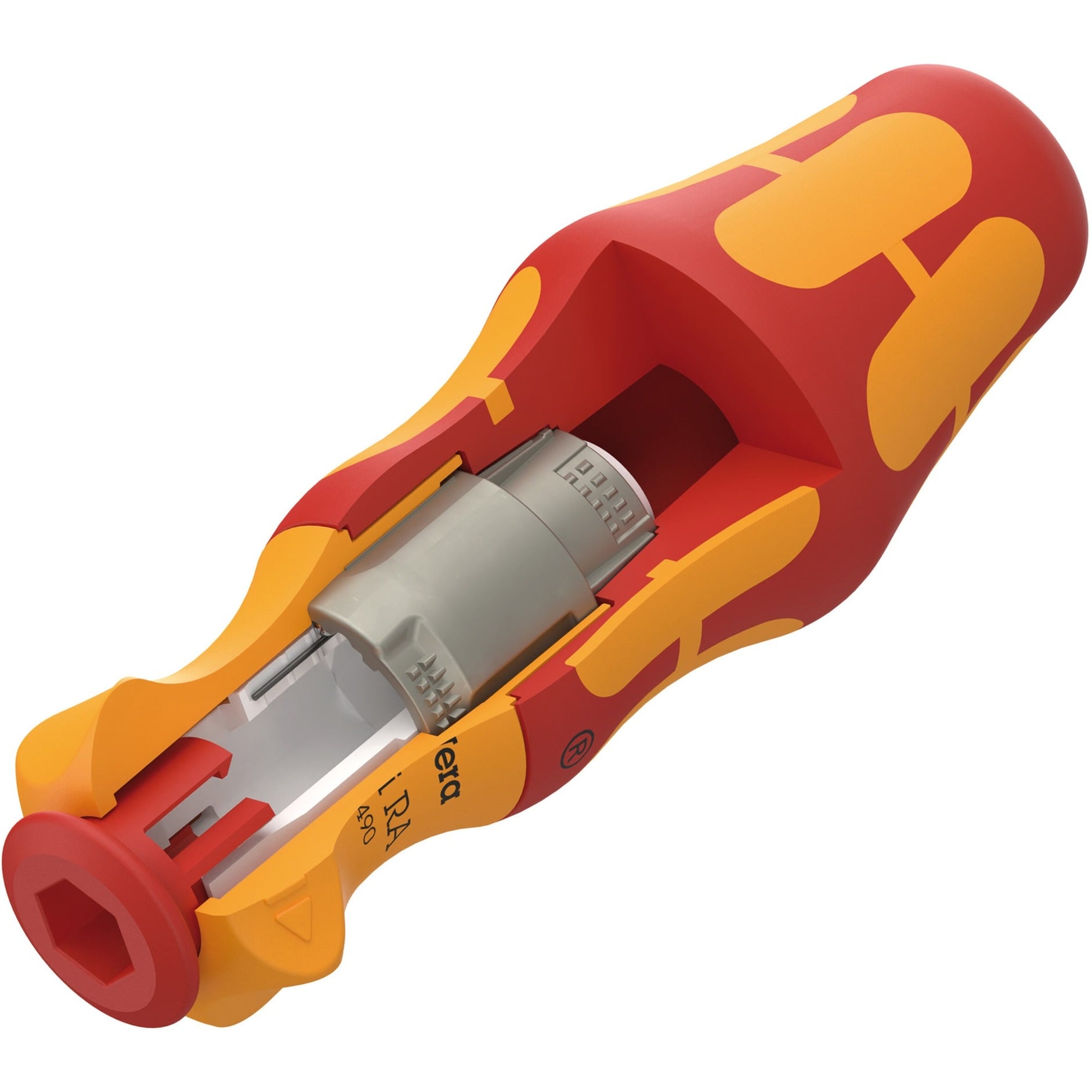 837 i RA Kraftform Kompakt VDE Handhalter mit Ratschenfunktion, Schraubendreher