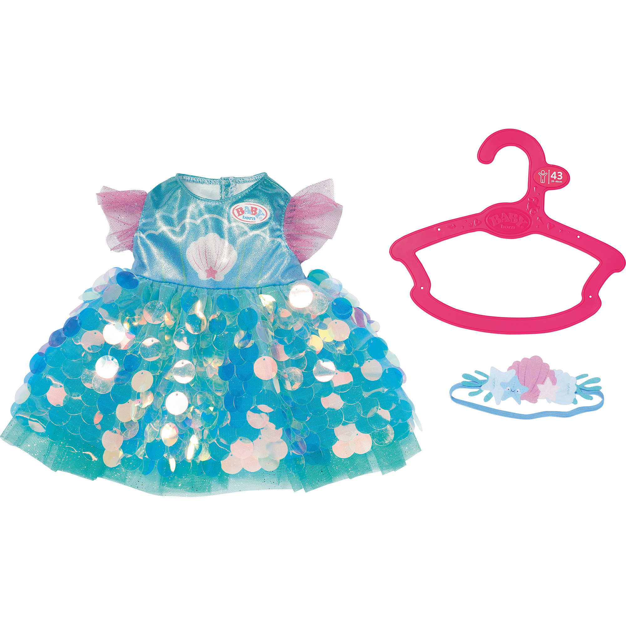 BABY born® Meerjungfrau-Outfit 43cm, Puppenzubehör