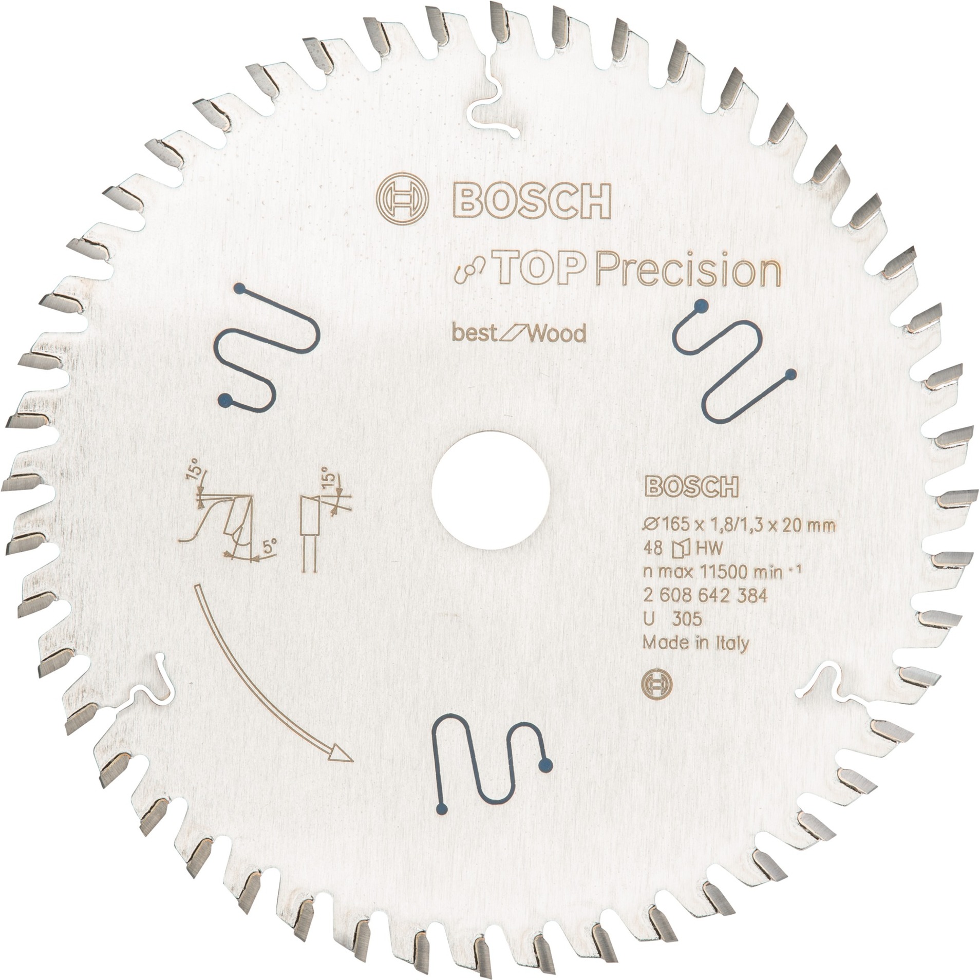 Kreissägeblatt Best for Wood, Ø 165mm, 48Z