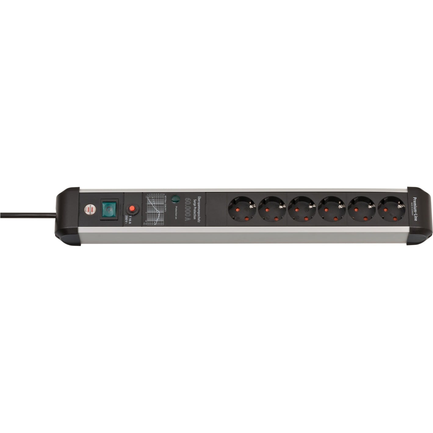 Premium-Protect-Line Steckdosenleiste 6-fach