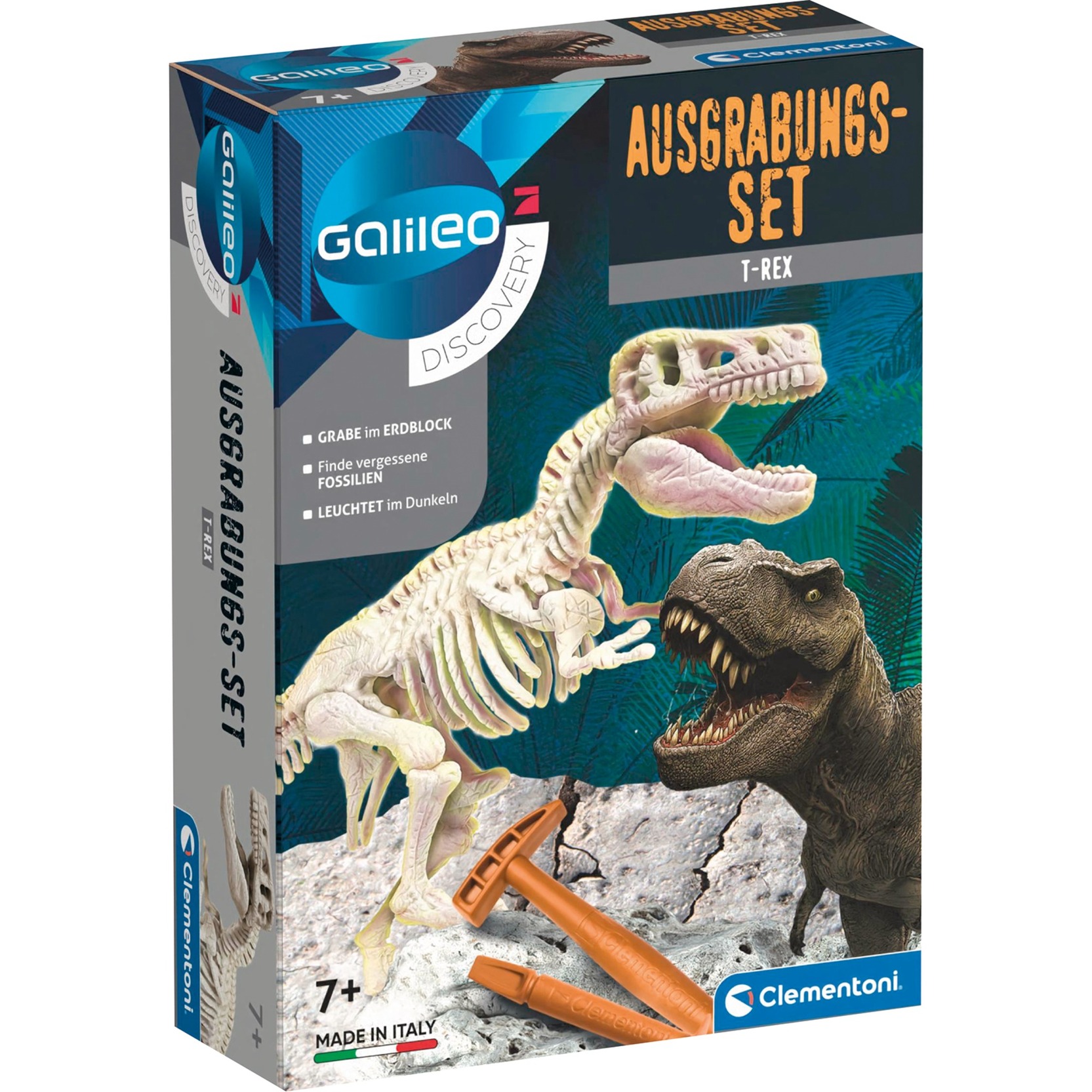 Clementoni Ausgrabungs-Set T-Rex | 08005125694044 Clementoni Ausgrabungs-Set T-Rex | 08005125694044