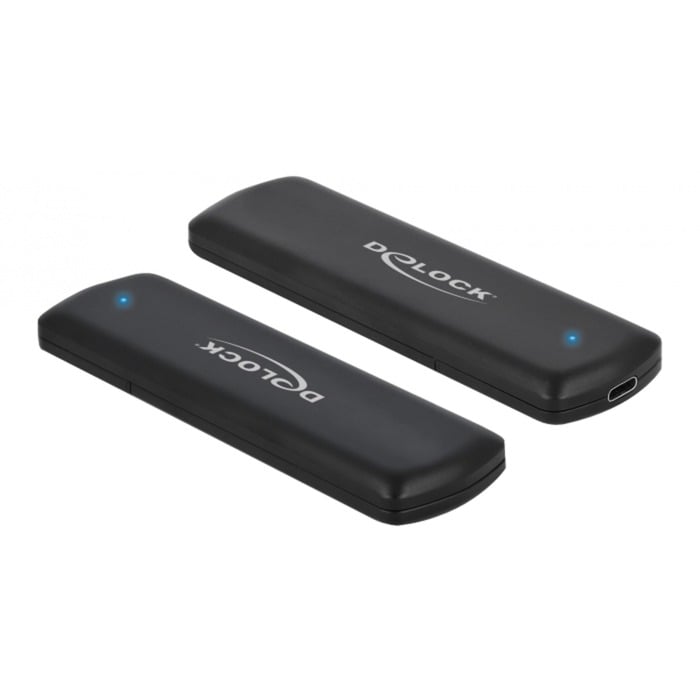 Externes USB Type-C Combo Gehäuse für M.2 NVMe PCIe oder SATA SSD, Laufwerksgehäuse