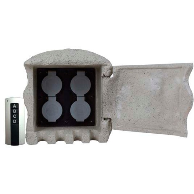 Heitronic Energieverteiler PIEDRA 4-fach, Steckdosenleiste | 04002940375046 Heitronic Energieverteiler PIEDRA 4-fach, Steckdosenleiste | 04002940375046