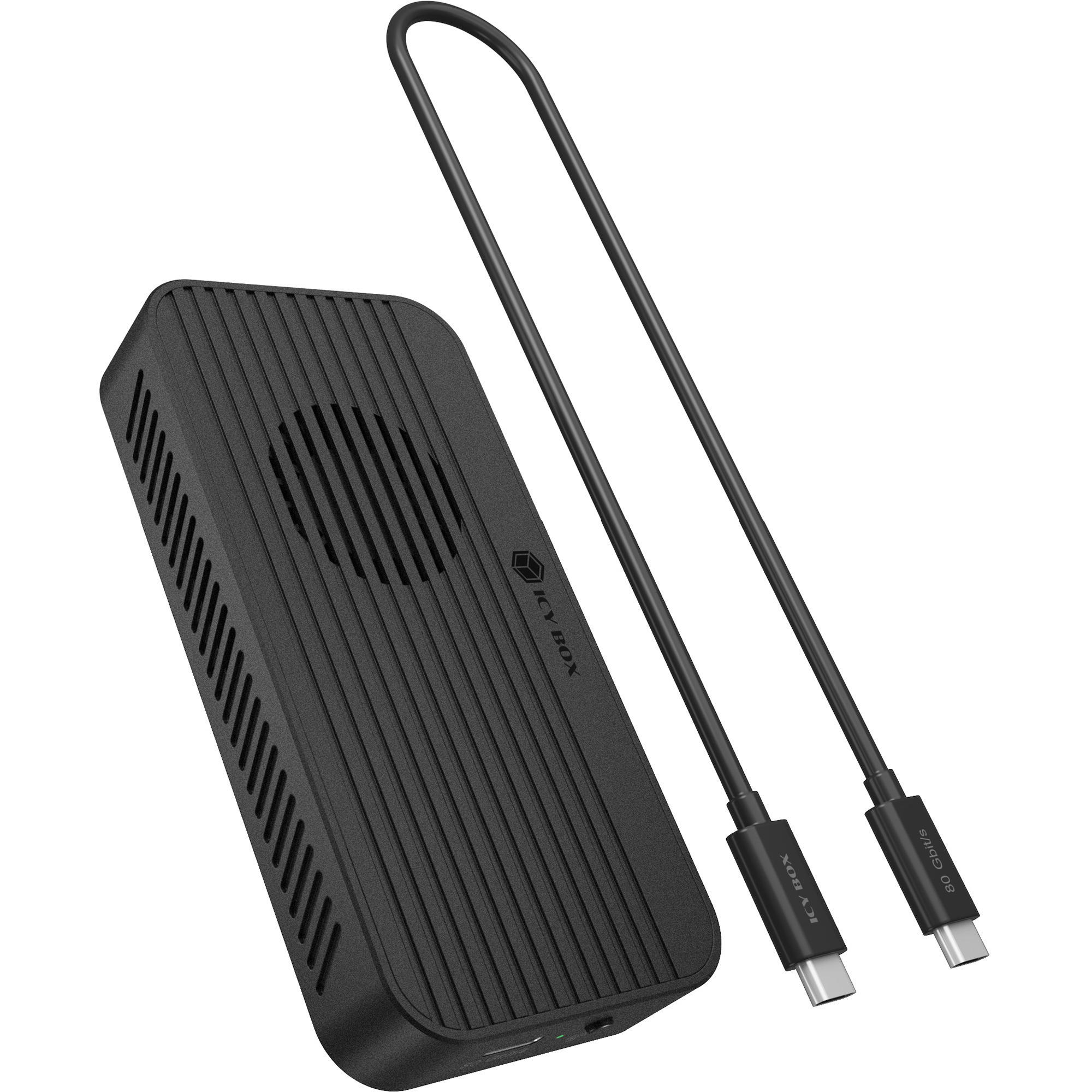 IB-1980M-80G M.2 NVMe SSD Gehäuse, Laufwerksgehäuse