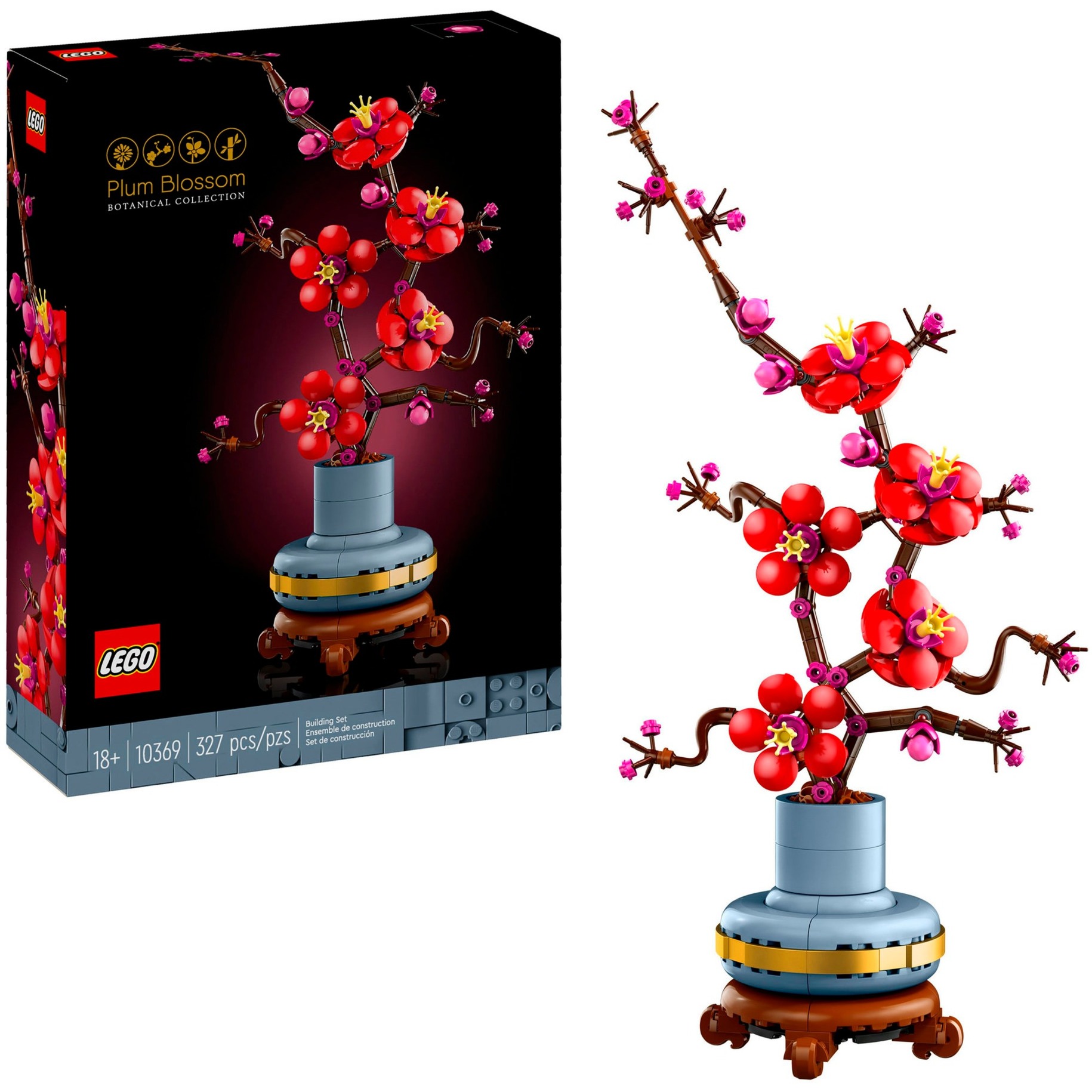 10369 Botanicals Pflaumenblüte, Konstruktionsspielzeug