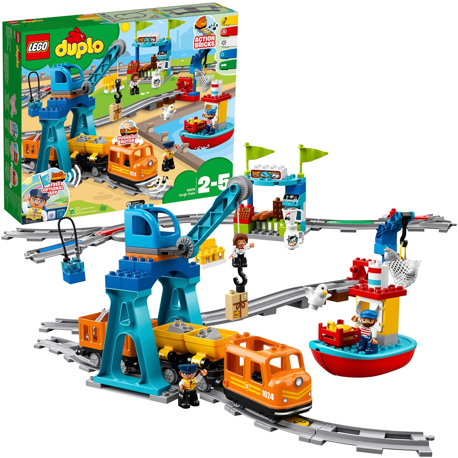 Spielzeug: Lego 10875 DUPLO Güterzug