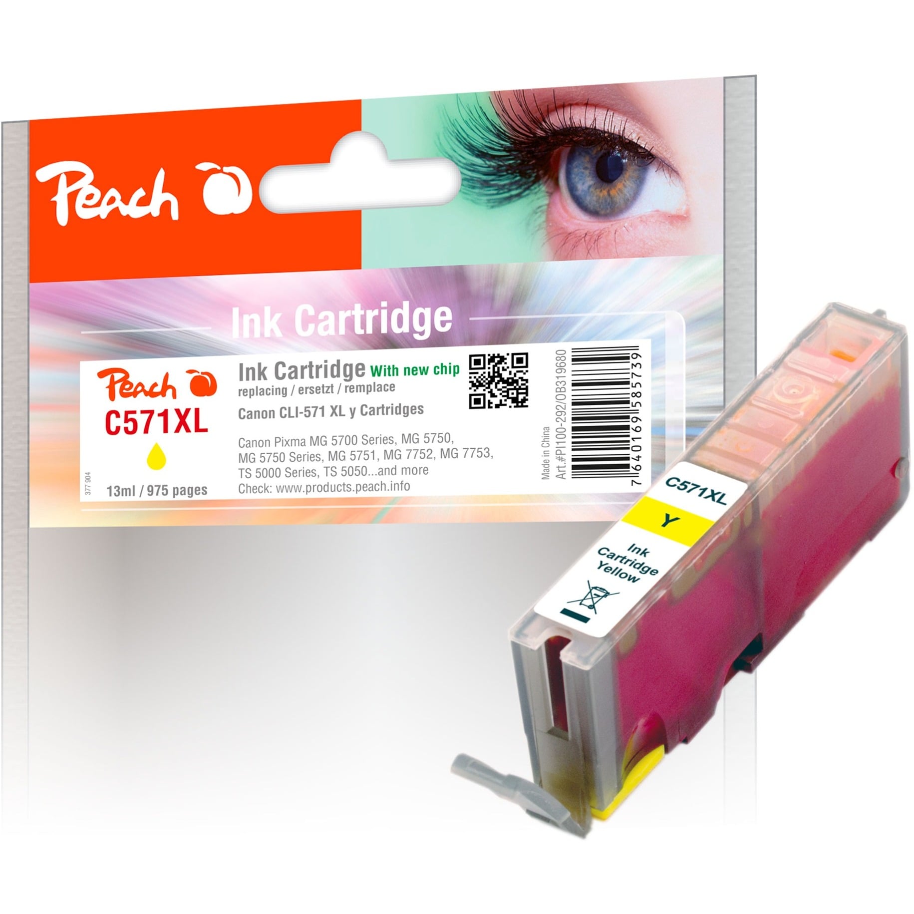 Tinte gelb PI100-292