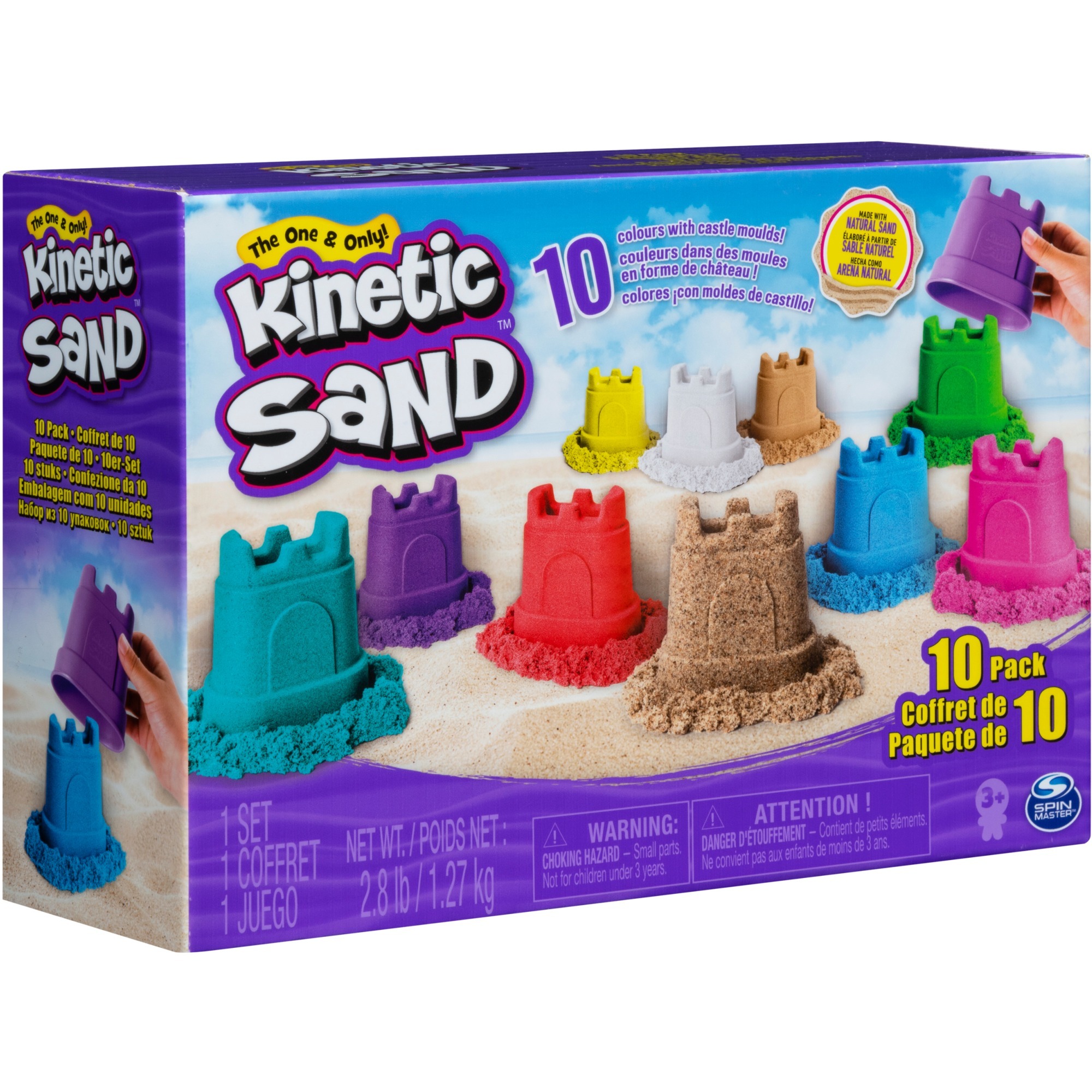 Spin Master Kinetic Sand – Burgenförmchen mit Sand, Spielsand | 00778988266649 Spin Master Kinetic Sand – Burgenförmchen mit Sand, Spielsand | 00778988266649