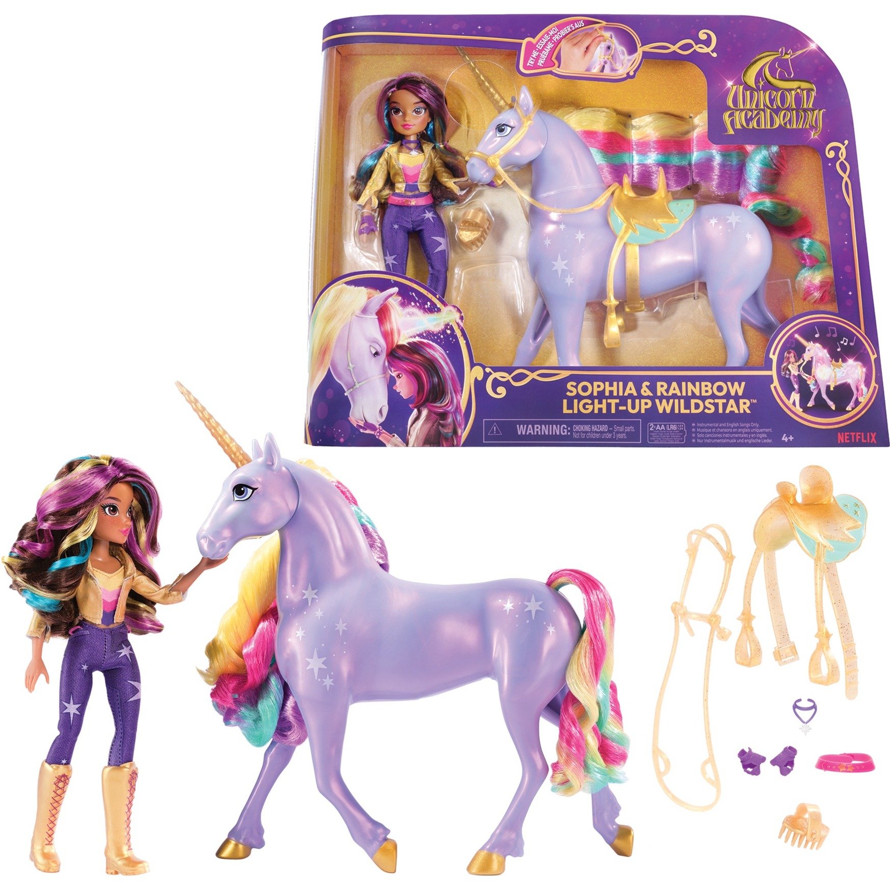 Spin Master Unicorn Academy – Sophia und Licht-Magie Wildstar, Spielfigur | 00681147043084 Spin Master Unicorn Academy – Sophia und Licht-Magie Wildstar, Spielfigur | 00681147043084