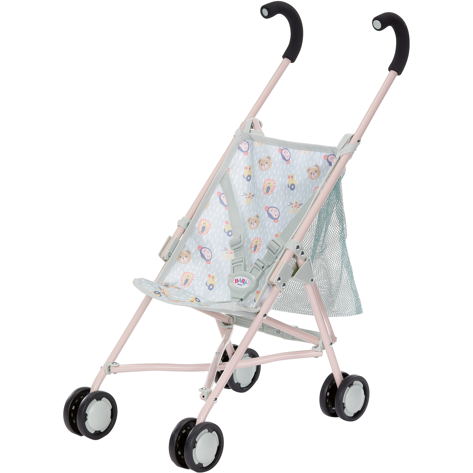BABY born Kinderwagen mit Tasche Dschungel, Puppenwagen