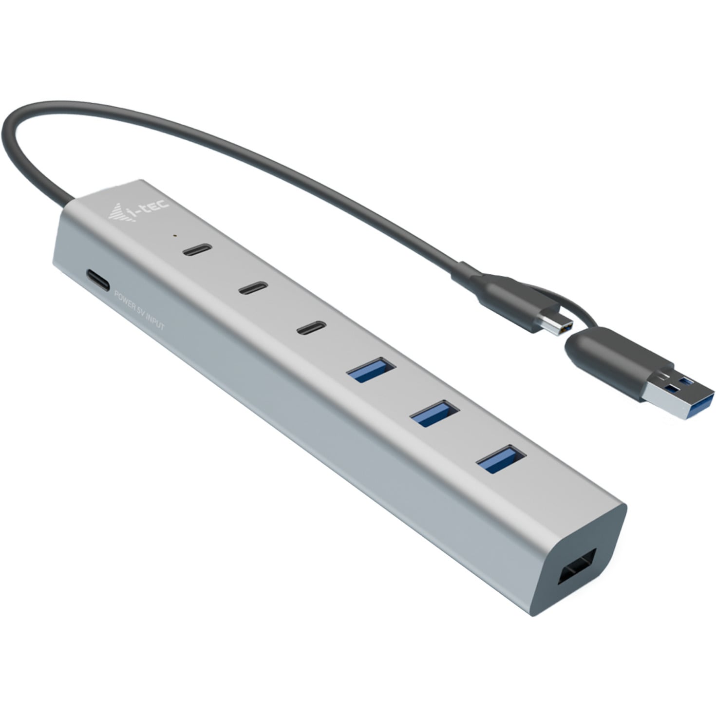 USB-C/USB-A Charging Metal HUB 7 port, USB-Hub
