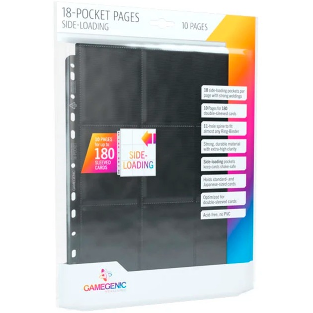 Asmodee 18-Pocket Pages Side-Loading, Einlage | 04251715403211 Asmodee 18-Pocket Pages Side-Loading, Einlage | 04251715403211