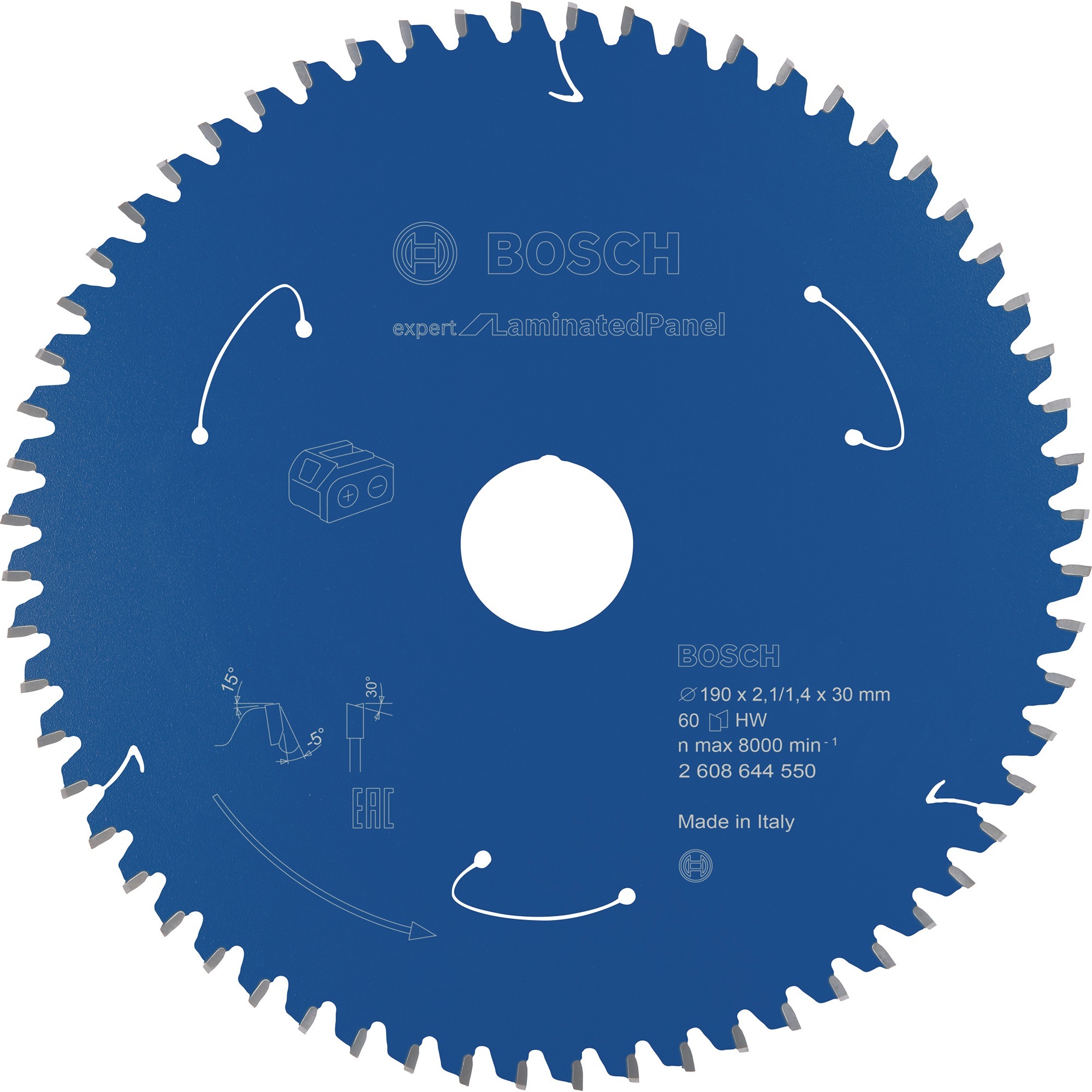 Kreissägeblatt Expert for Laminated Panel, Ø 190mm, 60Z