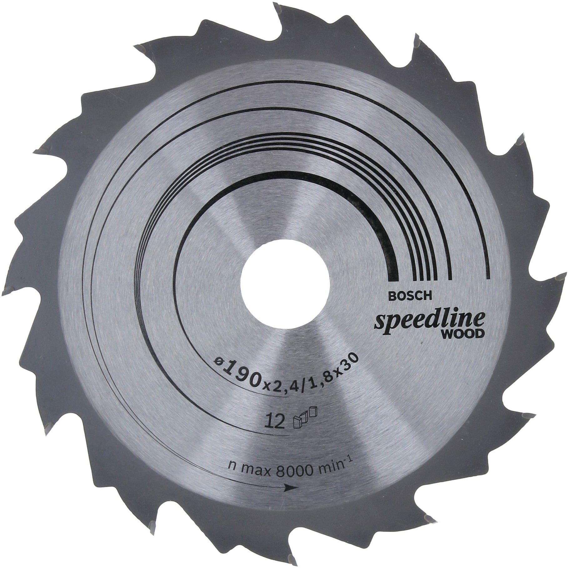 PRO Wood Kreissägeblatt, Ø 190mm, 12Z